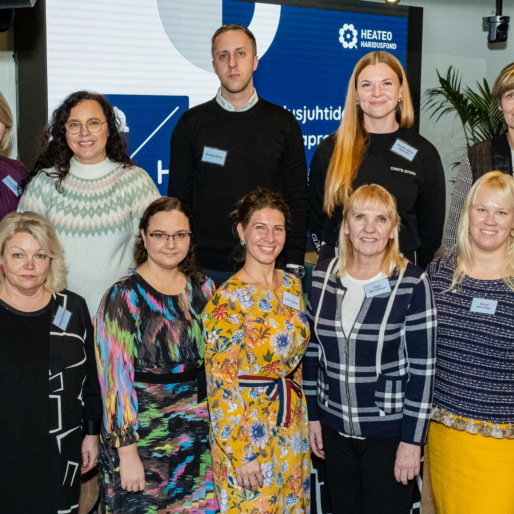 Haridusjuhtide praktikaprogrammi V lennu ühispilt. 11 järgmist haridusjuhti on unikaalses arenguprogrammis osalemiseks valmis!